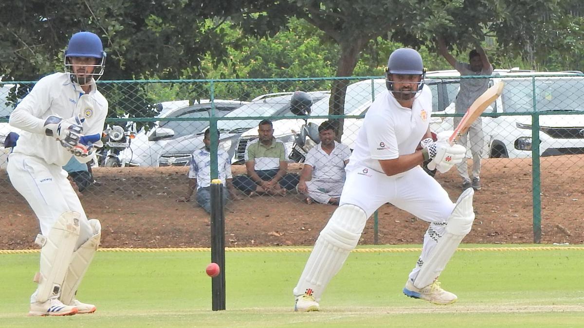 Karun’s big, unbeaten ton powers Karnataka on rain-affected day