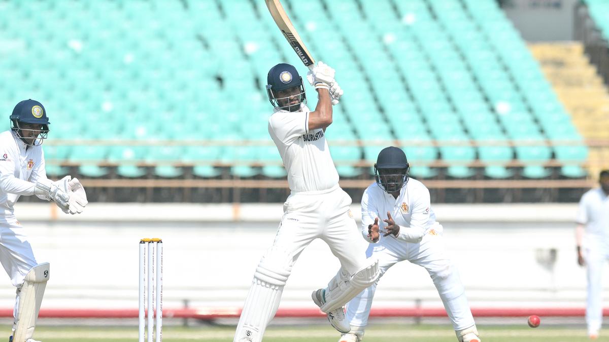 Ranji Trophy | Harvik-Chirag century stand drives Saurashtra’s strong reply