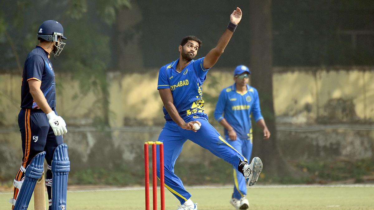 Nitin, Milind star as Hyderabad posts victory over Jammu & Kashmir