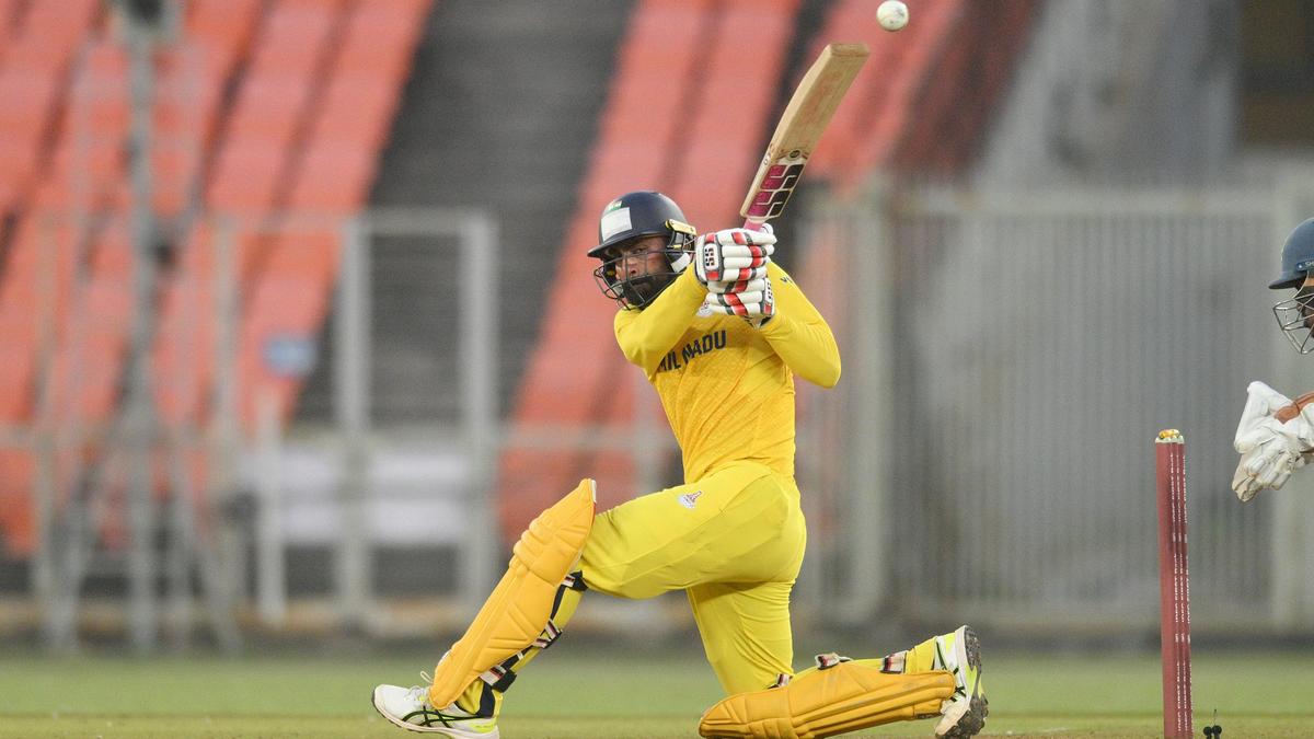 Sai Kishore, Tamil Nadu, Tripura, Syed Mushtaq Ali, Rajasthan, Delhi, Karnataka, Saurashtra, cricket, T20, Narendra Modi, Jagadeesan, Nagarkoti, Badoni, Priyansh