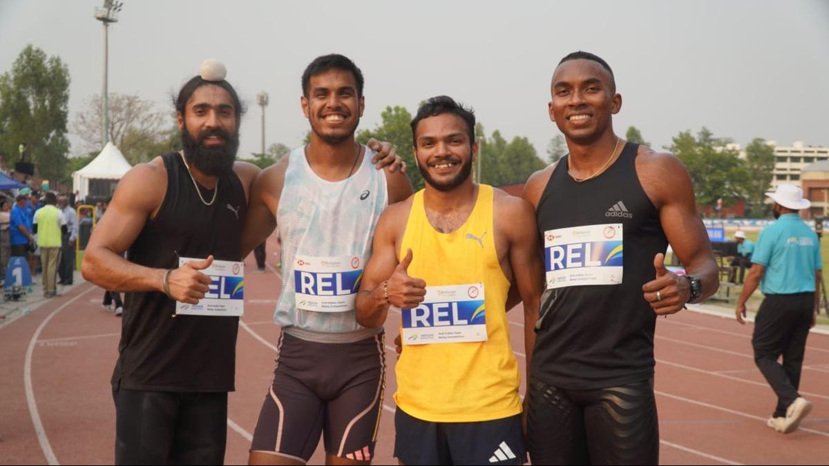National Open Relay Carnival | Gurindervir, Animesh, Manikanta and Amlan set new National record in 4x100m