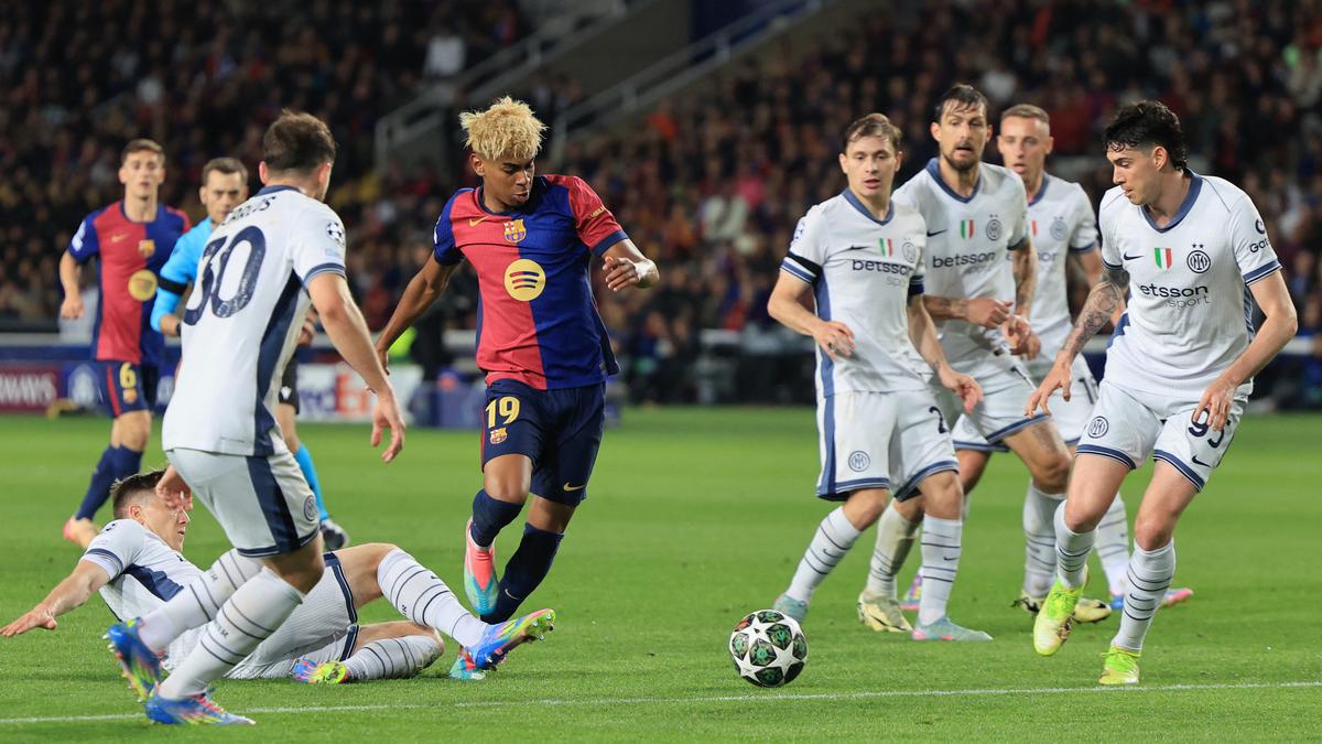 Lamine Yamal shines as Barcelona and Inter Milan draw 3-3 in thrilling first leg of their Champions League semifinal