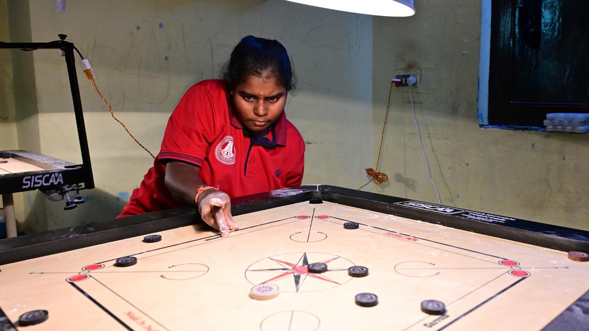 Carrom champion coaches youth, hopes to land a govt. job