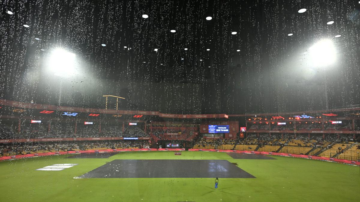 IPL 2025: Rain forces abandonment of RCB’s match against KKR