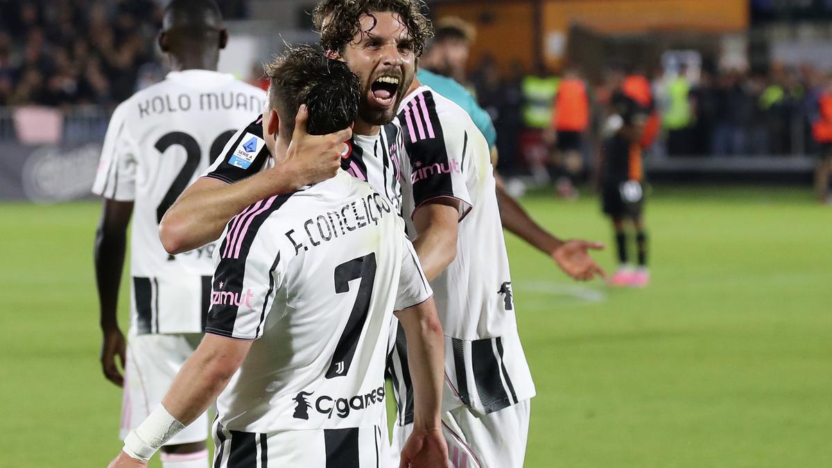 Juventus secures Champions League berth with wild win at relegated Venezia