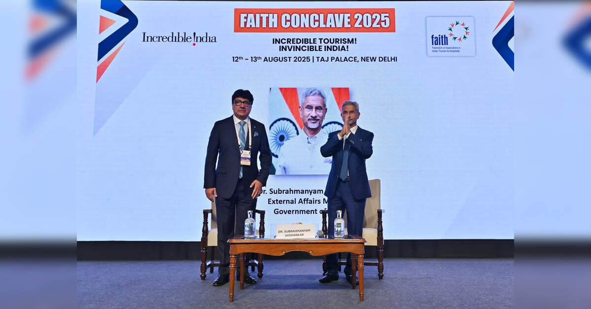 EAM Jaishankar at FAITH Conclave 2025, ETTravelWorld EAM Jaishankar at FAITH Conclave 2025, ETTravelWorld