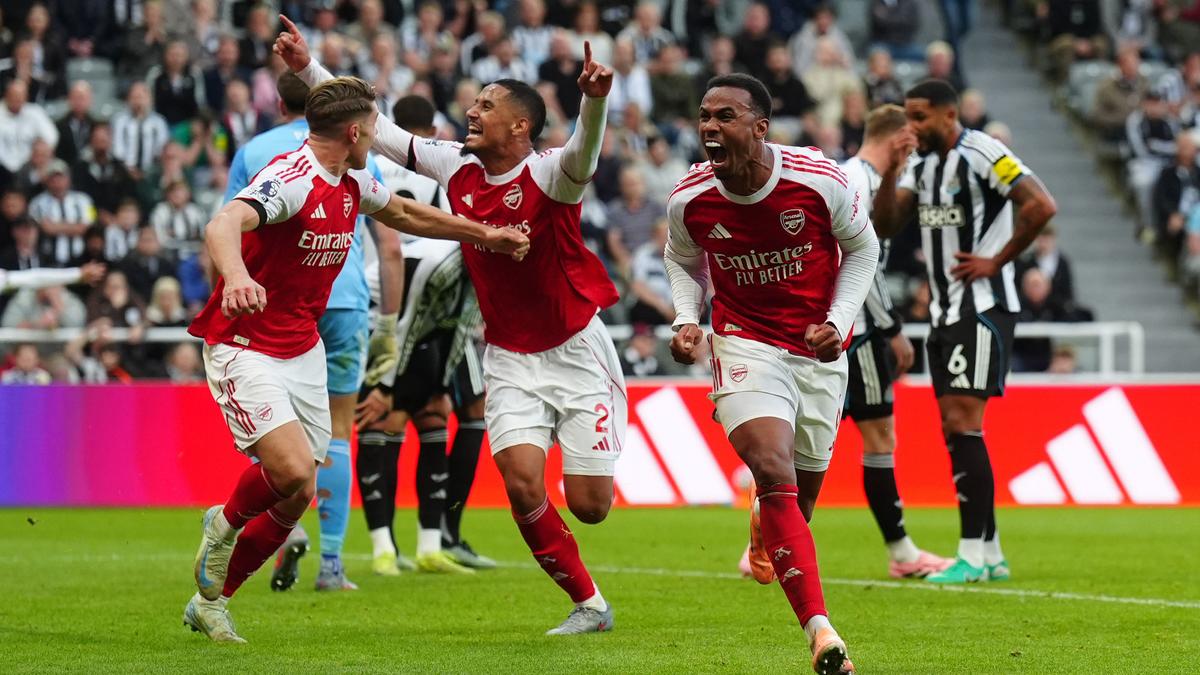 Premier League: Gabriel earns late 2-1 win for Arsenal at Newcastle