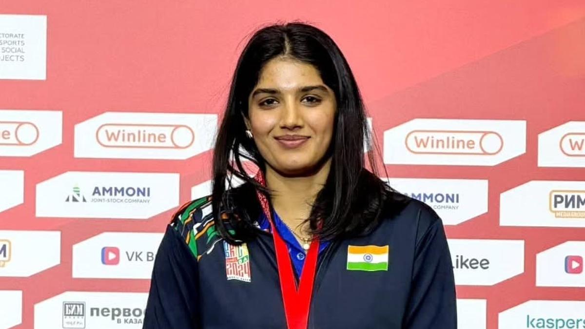 World boxing championships | Nupur’s semifinal entry seals India’s first medal World boxing championships | Nupur’s semifinal entry seals India’s first medal