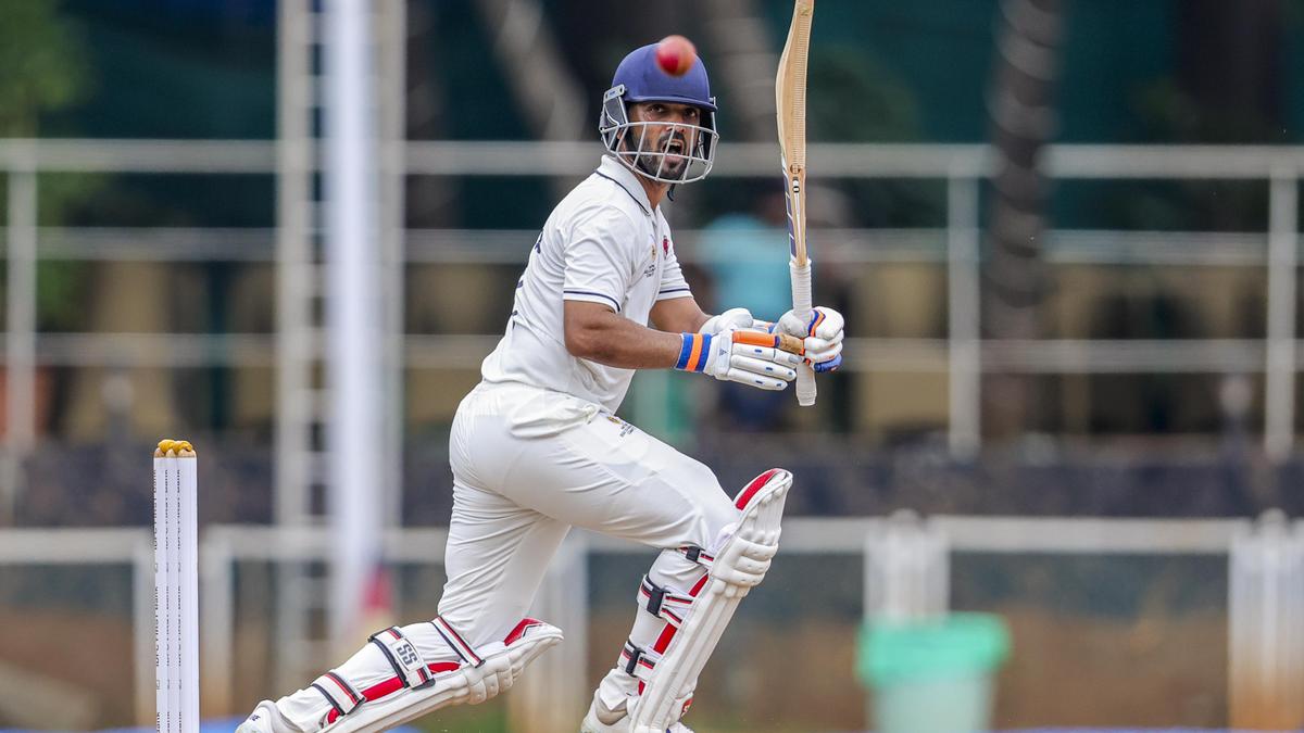 RANJI TROPHY | Rahane and Anand pull Mumbai past 400 on rain hit second day RANJI TROPHY | Rahane and Anand pull Mumbai past 400 on rain hit second day