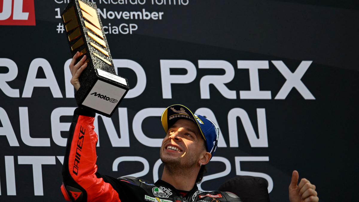 Bezzecchi wins Valencia GP to give Aprilia back-to-back wins for first time