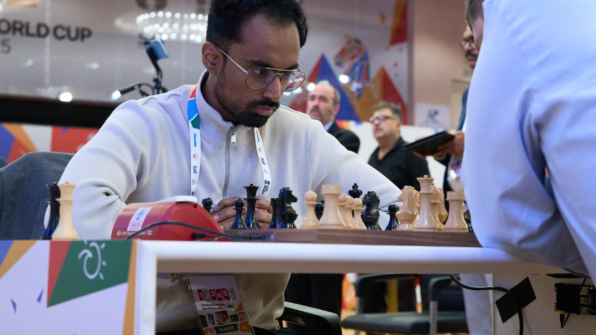 Chess World Cup 2025 | Karthik Venkataraman advances to the fourth round Chess World Cup 2025 | Karthik Venkataraman advances to the fourth round