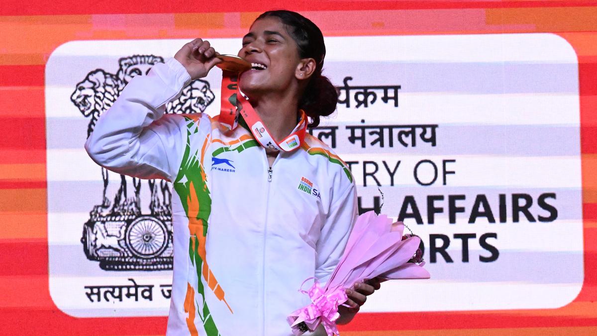 World Boxing Cup Finals | Minakshi, Jaismine and Nikhat lead India’s gold rush World Boxing Cup Finals | Minakshi, Jaismine and Nikhat lead India’s gold rush