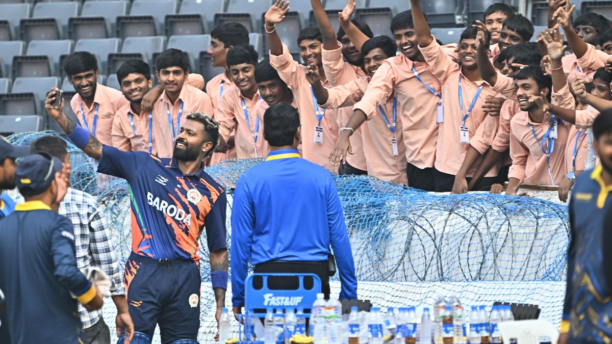 SMAT 2025-26 Baroda vs Punjab | Hardik Pandya the cynosure of all eyes, as always